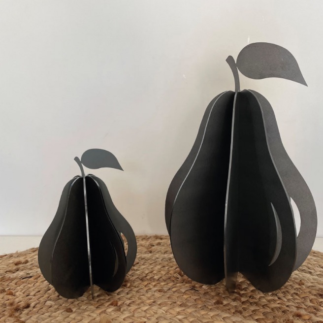 Pomme métallique de décoration