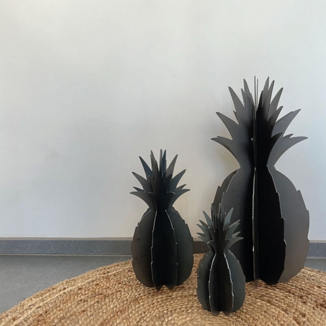 Ananas métallique de décoration