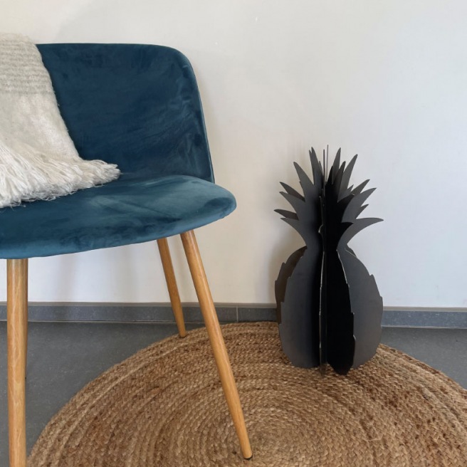 Ananas métallique de décoration