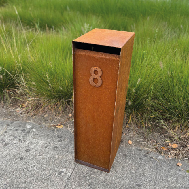 Boîte aux lettres en Corten